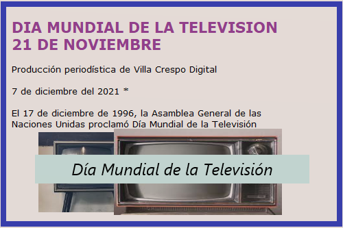 DIA MUNDIAL DE LA TV